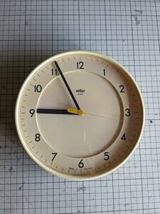 ブラウン　braun 掛時計 動作品 ビンテージ ラムス ディーター・ラムス バウハウス ドイツ製