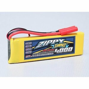 Compact 7.4V 4000mAh 25C35C ZIPPY リポバッテリー★ホビーショップ青空