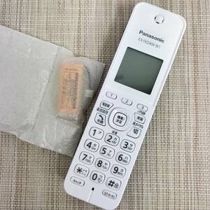 【未使用品】パナソニック おたっくす 増設子機 ホワイト KX-FKD404-W1バッテリー付き Panasonic 子機 コードレス 設置台なし 本体のみ