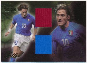 Francesco Totti Soccer 2003 Futera Platinum Roma Italy Jersey 195枚限定 ジャージカード フランチェスコ・トッティ