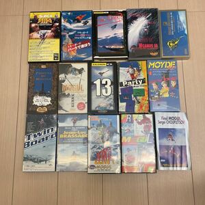 スキービデオ15本セット　モーグル　フリースタイル　ビッグエア　VHS