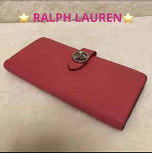 【美品】☆LAUREN RALPH LAUREN☆ ローレンラルフローレン 本革 長財布