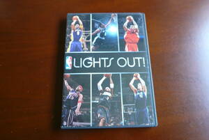 NBA LIGHTS OUT　ライツアウト 中古美品DVD 逆転に次ぐ逆転の名場面集 アイバーソン　コービーブライアント　Ｔ-ＭＡC　Vカーター