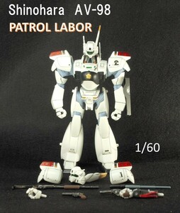 【完成品】 バンダイ 1/60 PATLABOR 機動警察 パトレイバー　AV-98 イングラム 1号機 ２号機 模型 プラモデル 塗装済 完成品 箱付き