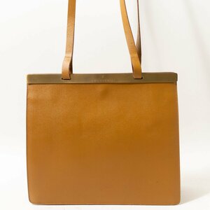 TRUSSARDI トートバッグ トラサルディ ブラウン 茶 肩掛け ゴールド金具 マグネット開閉 ロゴ シンプル bag 鞄 婦人 レディース イタリア製