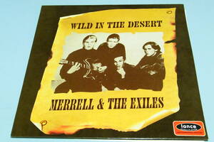 独カラー盤 MERRELL & THE EXILES WILD IN THE DESERT JEFF COTTON在籍 BEAT GARAGE★GERMANY LP★L-4001 MERRELL FANKHAUSER MU