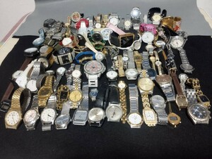 腕時計大量　100点以上　ブランド品　メンズ/レディース　腕時計まとめて　腕時計売り切り　ジャンク扱い　部品取り　一円スタート