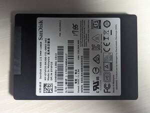 SanDisk　SSD 128GB【動作確認済み】1755