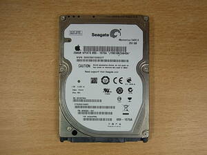 △A/498●シーゲート Seagate☆2.5インチHDD(ハードディスク)☆250GB SATA300 5400rpm 9.5mm☆ST9250315AS☆中古品