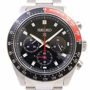 【美品】SEIKO セイコー プロスペックス スピードタイマー ソーラー クロノグラフ 腕時計 黒文字盤 SBDL099 / V192-0AH0【いおき質店】