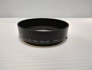 MINOLTA　A　35-105　3.5-4.5　レンズフード　プラスチック製　ミノルタ