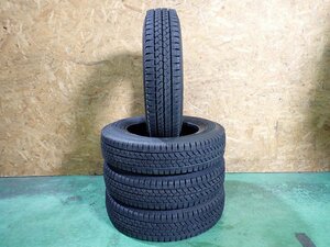 GM1270【送料無料155/80R14 88/86N】4本 ブリヂストン BLIZZAK VL1 2021年製 中古スタッドレスタイヤ プロボックス サクシードなどへ