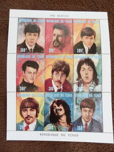 Beatles/ビートルズ記念切手　Republique Du TCHAD チャド共和国