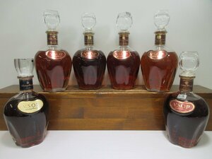 6本セット サントリー ブランデー VSOP SUNTORY 700-720ml 40% 国産 未開栓 古酒 まとめて 発送先広島県限定 1円スタート/4-23-1