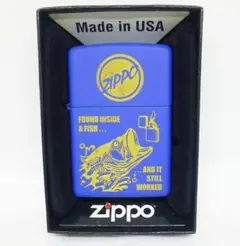 Zippo ブラックバス マット加工 未使用品