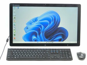 最新Win11Pro/WEBカメラ/新品SSD512/4GB/21.5型ワイド一体型/Lenovo HORIZON 2e　Core4世代i3　MSoffice2021搭載　訳あり