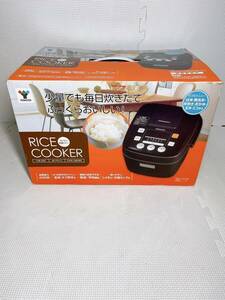 ★ ヤマゼン YAMAZEN 山善 RICE COOKER ライスクッカー 炊飯器 YJB-300 (B)ブラック 0.54L 3合炊き 丸洗い マイコン