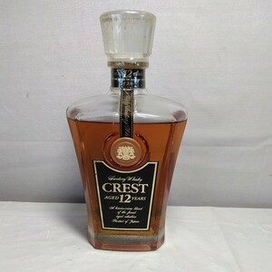 CREST　AGED12YEARS 　SUNTORY WHISKY　古酒　クレスト ウイスキー　未開封