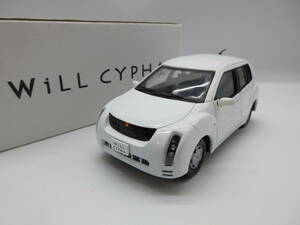 1/24 トヨタ ウィルサイファ WiLL CYPHA　カラーサンプル 非売品 ミニカー　ホワイト