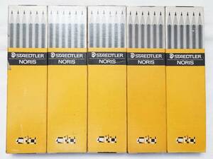 未使用品　昭和レトロ　STAEDTLER/ステッドラー　NORIS　120　鉛筆　HB　5ダース　60本　当時物　筆記用具