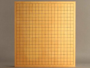 【流】囲碁道具 榧 卓上 置碁盤 盤厚6ｃｍ KV201