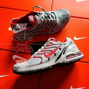 新品 正規品 NIKE ナイキ AIR MAX TORCH 4 エアマックス トーチ 灰 グレー 赤 レッド 黒 グラデーション 28.5cm US10.5 箱付き