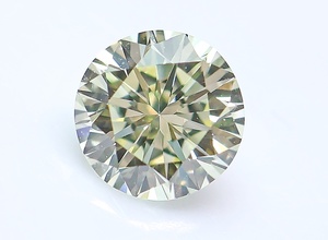 【１００円～】VS1！0.417ct 天然ダイヤ Very Light Yellow（ナチュラルカラー）Very Good！