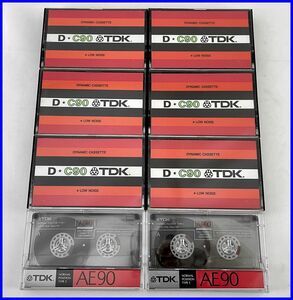 TDK カセットテープ　D-C90 90分 6本 ＋ AE90 90分 2本　使用品　8本セット