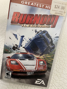 【PSP動作品】Burnout Legends 海外版 匿名配送可能 レースゲーム バーンアウト レジェンド
