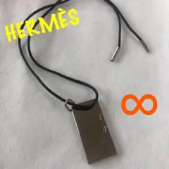 HERMES シンボルプレートネックレス