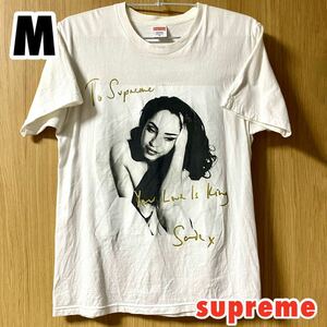 ★お買い得★ Supreme シュプリーム 2017ss Sade Tee プリント Tシャツ M 白 シャーデー メンズ レディース ユニセックス 大人気 即日発送