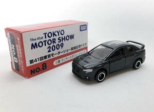 トミカ　東京モーターショー開催記念2009　三菱　ランサー　ランエボ　mitsubishi lancer evo　Ⅹ tomica tomy