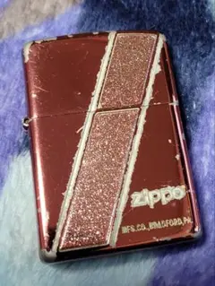 Zippo ラメメタルライン オイルライター 2014年製