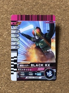 【仮面ライダー　グッズ　７７】カード　ガンバライド　ブラック RX　MASKED RIDER BLACK RX