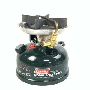 Coleman コールマン MODEL 508A STOVE ガソリンストーブ シングルバーナー 1993年3月製＊ジャンク品