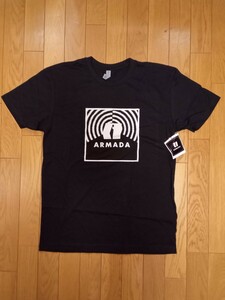 送料無料　未使用品　アルマダ　ARMADA　ロゴTシャツ サイズM　ブラック