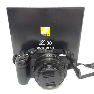 Nikon Z30 DX 16-50 kit デジタルカメラ 充電器無し 動作未確認【80サイズ/同梱不可/大阪商品】【2456031/294/mrrz】