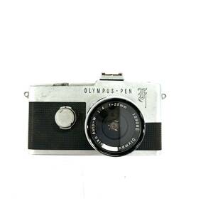 Y559 フィルムカメラ OLYMPUS オリンパス PEN 191391 E.Zuiko Auto-W 1:4 f=25mm 109081 ジャンク品 中古 訳あり