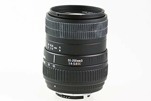 【中古】シグマ 55-200mm F4-5.6 DC デジタル専用 ニコン用 (D40/x、D60、D5000、D3000ではAF使用不可)