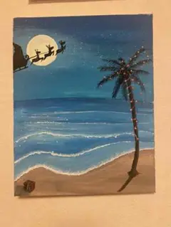 絵画　インテリア　クリスマス