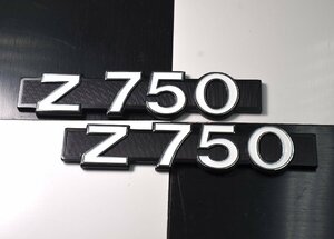 Z750 サイドカバー エンブレム 新品 送料275円 検/ Z400FX Z750FX KZ1000 Z1 Z2 Z900RS MK2 Z1R KAWASAKI 当時物 旧車 CBX400F ホーク BEET