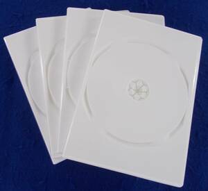 #3 00005 DVDトールケース(白) 4枚セット【中古】送料無料【レンタル落ち】