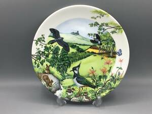 限定品 ウェッジウッド Rolling Hills and Grasslands 鳥 野ウサギ 蝶 蜂 花 飾り皿 絵皿 皿 (762)