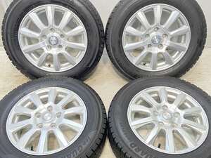 中古タイヤ スタッドレスタイヤ ホイールセット 4本セット 195/65R15 　 JOKER 15x6.0 53 114.3-5穴 ヨコハマ アイスガード iG50 PLUS