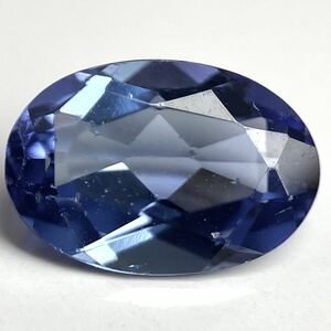 ★天然タンザナイト0.935ct★m 約7.4×5.1mm ルース 裸石 tanzaniteゾイサイトソーティング付き 宝石 ジュエリー テDE0