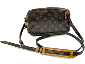 1円スタート 【LOUIS VUITTON ルイヴィトン】 ポシェットマルリーバンドリエール モノグラム ショルダーバッグ M51828 ヴィンテージ