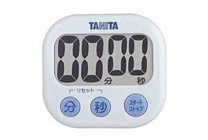 【現品限り】 マグネット付き WH キッチン 大画面 でか見えタイマー タイマー ホワイト 100分 タニタ TD－384