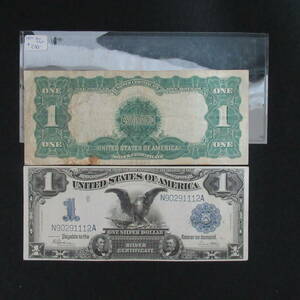 1ドル アメリカ 紙幣 ONE 1899 ヴィンテージ アンティーク コレクション 2枚セット 60サイズ発送 w-2674585-073-mrrz