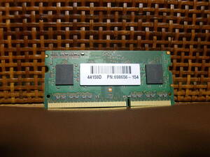 4GB 1RX8 PC3L-12800S-11-13-B2 (ノーパソ用?) メモリ　　ジャンク扱い