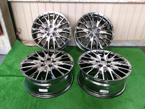 良品　WORK　ワーク　PIETRA　17インチアルミホイール　17X7J+42　5H　PCD114.3　4本セット　Y6.0452